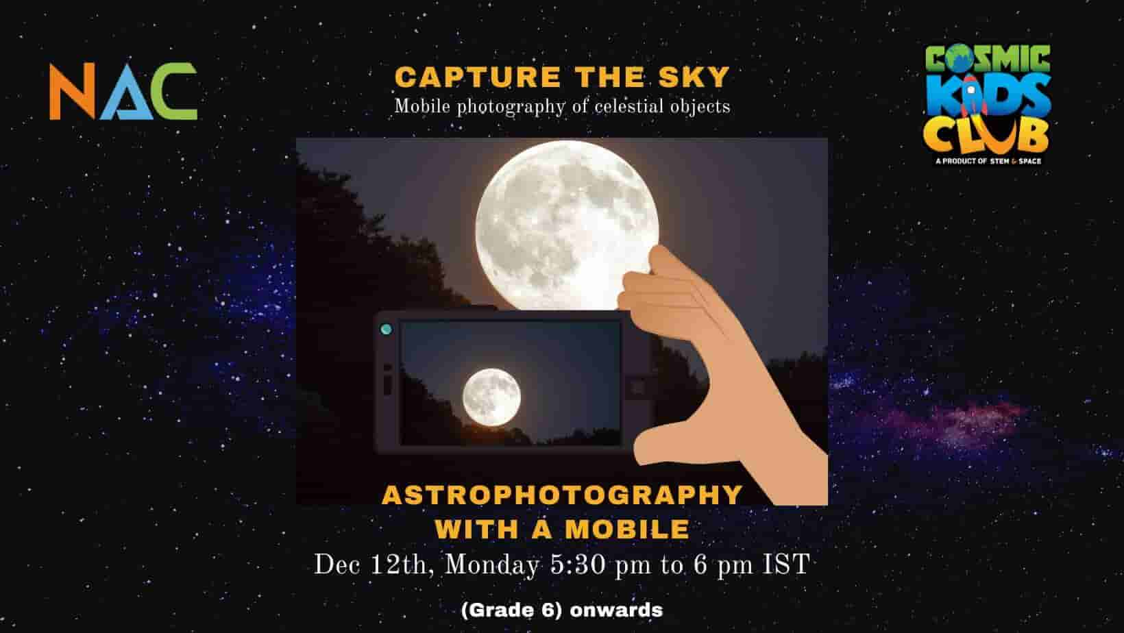 Astrophotography with mobile